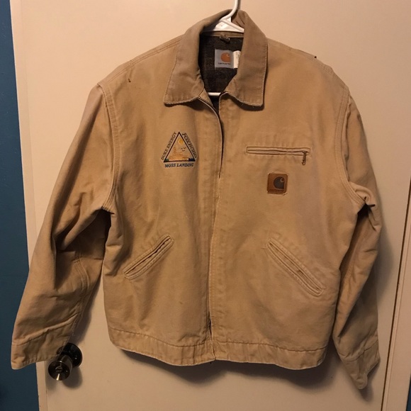 Men’s Carhartt Detroit Cotton Canvas Worker Jacket Regular Large Vintage - Picture 1 of 16